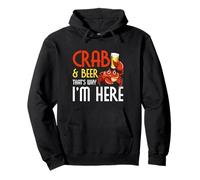 Crab Lover Crab & Beer, C'est Pourquoi Je suis Ici pour Manger du Crabe Sweat à Capuche
