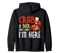 Crab Lover Crab & Beer, C'est Pourquoi Je suis Ici pour Manger du Crabe Sweat à Capuche