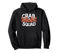 Crab Squad Ocean Beach Summer Party Sea Crustacés Fruits de mer Sweat à Capuche