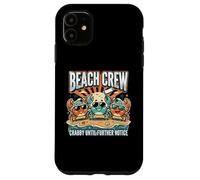 Crabby Until Further Notice Beach Crew Summer Coque pour iPhone 11