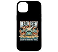 Crabby Until Further Notice Beach Crew Summer Coque pour iPhone 14 Plus
