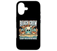 Crabby Until Further Notice Beach Crew Summer Coque pour iPhone 17
