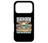 Crabby Until Further Notice Beach Crew Summer Coque pour iPhone 17 Pro