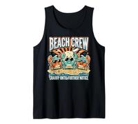 Crabby Until Further Notice Beach Crew Summer Débardeur