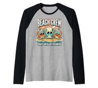 Crabby Until Further Notice Beach Crew Summer Manche Raglan