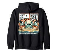 Crabby Until Further Notice Beach Crew Summer Sweat à Capuche