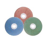 Crabcut Disque abrasif diamanté (180 mailles/240 mailles/360 mailles), compatible avec la ponceuse à vitrail 2 en 1. (Diamond Grinding Disc)