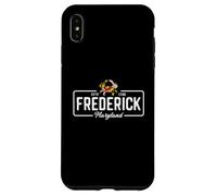 Crabe Bleu avec Drapeau du Maryland Frederick MD Souvenir du Maryland Coque pour iPhone XS Max