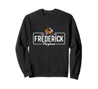 Crabe Bleu avec Drapeau du Maryland Frederick MD Souvenir du Maryland Sweatshirt