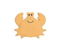 Hochet de dentition Crabe Jaune Caoutchouc Naturel Animaux Marins