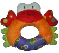 Crabe en peluche Bam bam rattle
