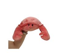 (Crabe) Marionnettes d'animaux à main de l'océan, jouet en peluche, outil de narration, animaux de dessin