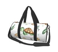 Crabe Mignon de Tortue de mer d’Aquarelle, Sac de Voyage de Grande capacité, Sac à Main Rond, Sac de Voyage de Sport, fourre-Tout, Sac de Fitness