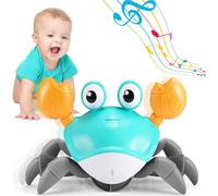 Crabe Qui Marche Bebe,Jouet Bebe 1 2 an Cadeau Pâques Enfant 1 2 Ans Jouet Enfant 1 2 Ans Garcon Fille Jouets D'éveil Musicaux Jeu Jouet Bebe 3-6-12 Mois Idée Cadeau Bébé Linkimals