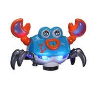 Crabe rampante jouet pour - activité musicale rampante interactive avec lumière LED, crabe musical pour - pour l'apprentissage éducatif, anniversaire, garçon, fille et maternelle