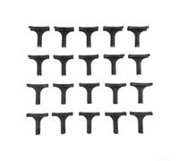 Crabop 20 Clips d'Évacuation pour Panneaux Solaires, Réduit la Boue et Améliore l'Efficacité, en Plastique PA6 Renforcé 30/35mm, pour Jardins et Toitures(30mm)