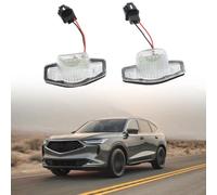 Crabop 2pcs Éclairage Plaque LED 18 pour smd pour Acura 2pcs Éclairage