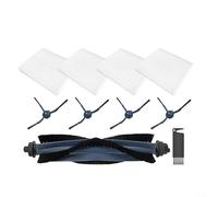 Crabop Accessoires Robot Aspirateur pour Eufy G50 L60 pour HYBRID: Kit de 10 pièces avec brosse principale, brosses latérales et filtres HEPA pour poils d'animaux