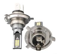 Crabop Ampoules LED H4 3000K Jaune Or 2PCS Ampoules LED H4 3000K Jaune | Lumière jaune or 3000K, perce brouillard et neige, visibilité maximale, 2 incluses