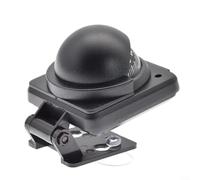 Crabop Boussole marine avec support pivotant, déclinaison réglable pour navigation de précision en bateau, voiture, camion, camping-car, plastique ABS noir