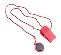 Crabop Bouton de verrouillage magnétique de rechange pour tapis de course à pied, accessoire d'arrêt en plastique rouge de 3,2 cm de diamètre (grande taille)
