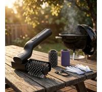 Crabop Brosse Électrique Fil BBQ 3 Vitesses Nettoyage Brosse Électrique(Wire Brush)