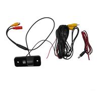 Crabop Caméra de recul 170 ° grand angle IP68 étanche pour vision nocturne parking pour Hyundai Santa Fe 2006-2012 PAL/NTSC