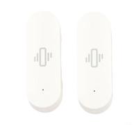 Crabop Capteur de vibration WiFi pour application Tuya pour Smart Life, détecteur de chute de choc haute sensibilité avec notification en temps réel, faible consommation d'énergie, design ABS compact