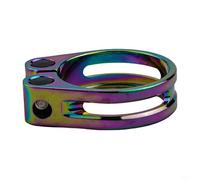 Crabop Collier de serrage creux léger CNC pour tige de selle de vélo en alliage d'aluminium à dégagement rapide pour tube de selle de 27,2 à 28,6 mm de diamètre (34,9 colorés)