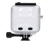 Crabop Coque étanche transparente pour DJI pour OSMO 360, PC et boîtier en verre trempé avec contrôle tactile, coque de plongée antichoc pour photographie sous-marine et sports d'action