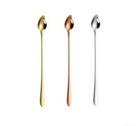 Crabop Cuillère Mélangeuse Dorée Résistante à la Lot de 3 Cuillère Mélangeuse(Mango set)