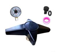 Crabop CX900G Bouton de verrouillage, pour valve d'aération directionnelle ECX1322A ECX271261, ensemble de manomètre à double aiguille, pièces de filtre de piscine