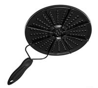 Crabop Disque Cuisson Uniforme Acier Inoxydable 40cm Anti-Brûlure(Spray) | Acier inoxydable pour robuste, pliable, compatible pour gaz et électrique, évite les brûlures, 40x20cm