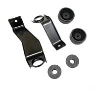 Crabop Ensemble de bagues de support de refroidisseur intermédiaire pour Honda Civic 2016-2021, kit de séjour supérieur inférieur avec ajustement OEM, pièces de réparation en plastique métallique