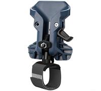 Crabop Étui à outils à dégagement rapide avec clip traité thermiquement, porte-perceuse électrique en ABS pour accrocher la taille sur les chantiers (bleu-gris)