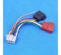 Crabop Faisceau audio ISO 16 broches pour autoradio Alpine - Adaptateur de connecteur de câblage pour un remplacement et une mise à niveau faciles de la stéréo