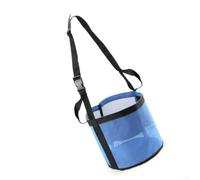 Crabop Filet à foin à alimentation lente style muselière pour cheval avec poignée renforcée pour le voyage - Maille respirante empêchant le gaspillage pour poney Taille 20,3 x 16,5 cm (M: 24,1 x 22,9