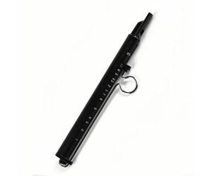 Crabop Flûte à Coulisse Musicale 24,5cm ABS Flûte à Coulisse Musicale(Black)