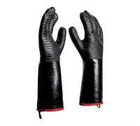 Crabop Gants Cuisine Néoprène Imperméables Huile Longs(small) | Résiste 932°F, technologie isolation avancée, sécurité maximale, pour gril four barbecue, anti-brûlure immédiate