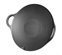 Crabop Grille de barbecue en fonte 36 cm Répartition homogène de la chaleur | Répartition thermique uniforme, empêche les points chauds, 36 cm de large pour la surface, cuit les légumes uniformément
