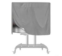 Crabop Housse de chariot 210D Oxford pour TV de 114 à 152 cm - Étanche | Convient aux écrans de 114,3 à 152,4 cm, écran résistant aux intempéries, résistant à la poussière, boucle sécurisée
