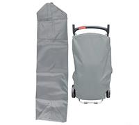 Crabop Housse de Protection 420D/600D Imperméable pour Grille à pour gaz pour weber 9010001 Traveler, avec Sangles Réglables et de Rangement (2)