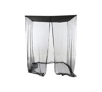Crabop Housse de Protection pour Balançoire de Jardin en Maille Noire avec Fermeture Éclair, Résistante aux UV et à l'Eau, 155x125x205cm, pour Terrasse et Extérieur(205 * 125 * 205cm)