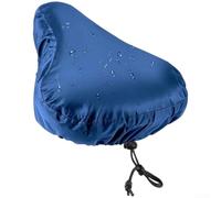 Crabop Housse de Selle Vélo Imperméable en Tissu Oxford Résistante aux UV avec Élastique pour VTT et Vélo de Route 26x25cm(Silver)