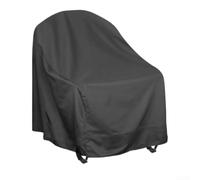Crabop Housse Fauteuil Jardin 210D Argenté Résistant Intempéries(33*35*38.5 Inches)