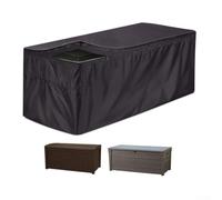 Crabop Housse Protection Jardin Polyester 210D Résistante Pluie(S:123L*62W*55Hcm)