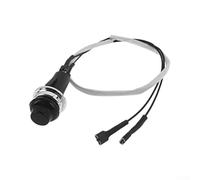Crabop Interrupteur d'allumage pour Weber pour summit 70189, bouton-poussoir étanche avec faisceau pré-câblé, remplacement pour gril à pour gaz extérieur(70189)