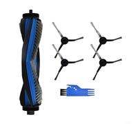 Crabop Kit de brosses de rechange Ecovacs pour Deebot X8 Pro pour OMNI: brosses principales en forme de V et 4 brosses latérales pour poils d'animaux, coins