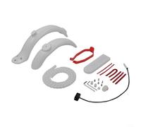 Crabop Kit de support de garde-boue et de feu arrière pour scooter Xiaomi M365 1S Pro, en PVC renforcé pour garde-boue avec panneau de tableau de bord, kit de mise à niveau de sécurité