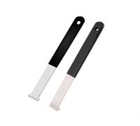 Crabop Kit d'outils de démontage de briques de pavé robuste avec dents de raclage et poignée antidérapante pour jardin et pelouse (simple + double)